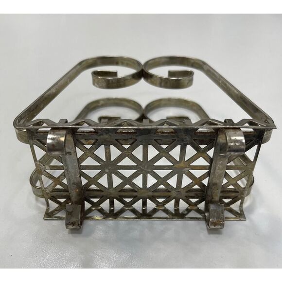 Metal Napkin Holder Mid Century Modern - Picture 3 of 3